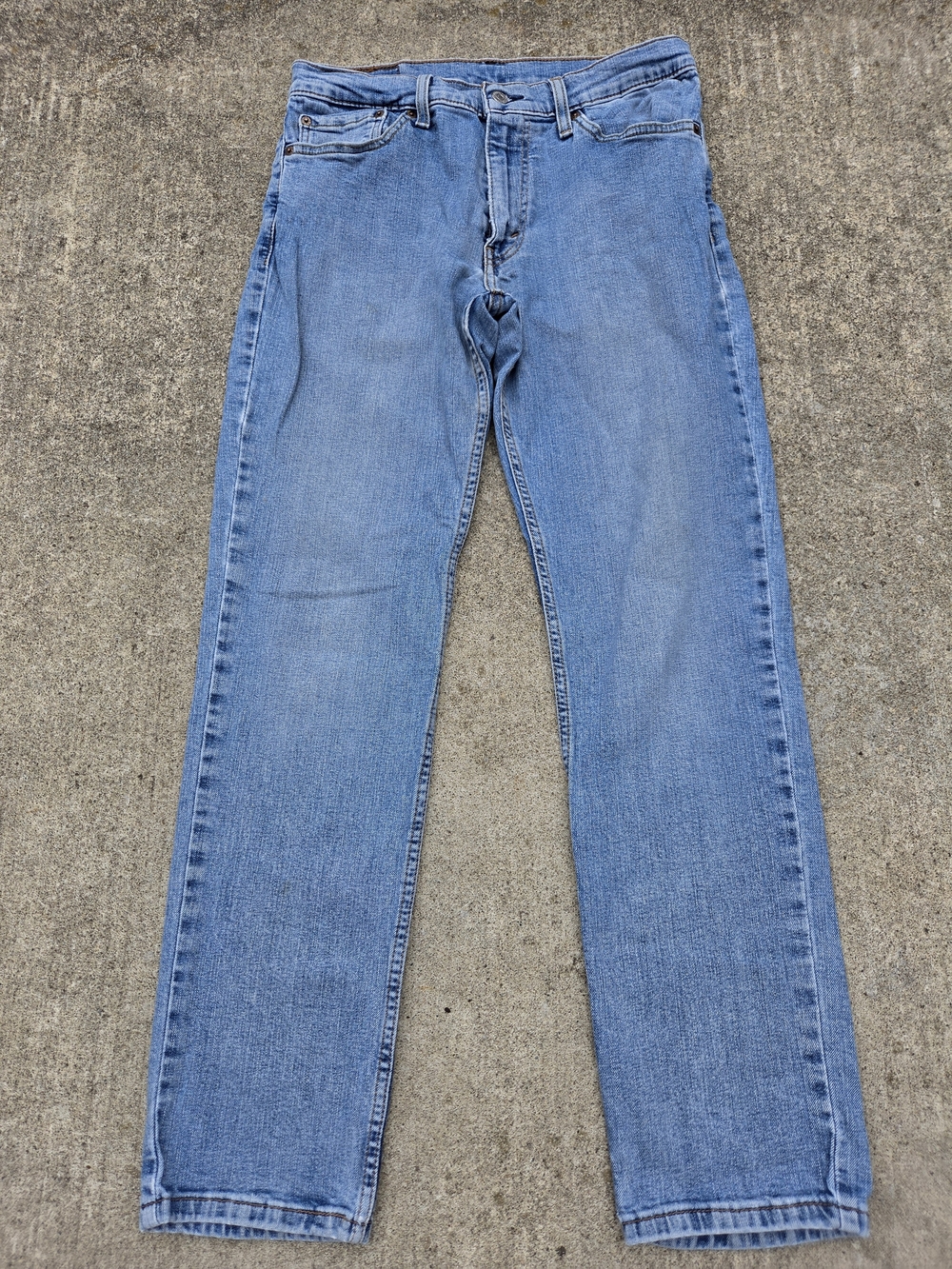 Levi's 527 Men's Classic Straight Jeans in Light Blue Denim 32×32